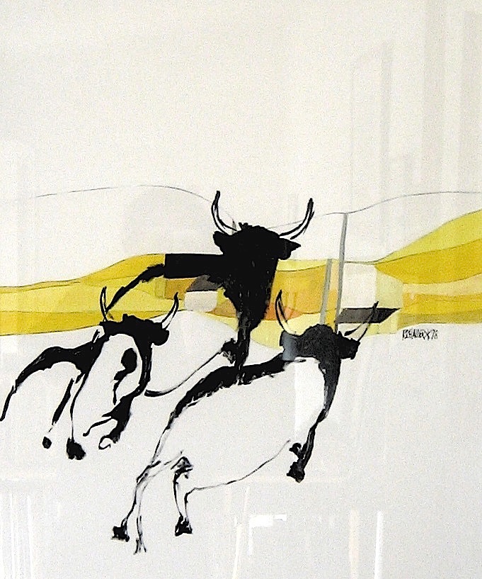 CAMARGUE 1 GOUACHE 1998