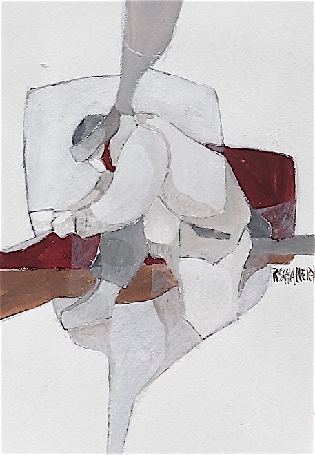 LA MENDIANTE 10 GOUACHE 2020