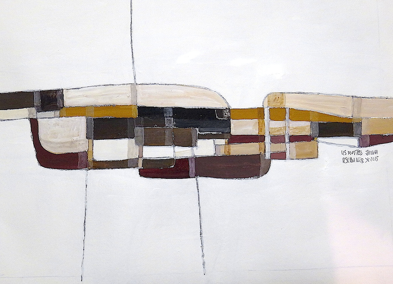 LES MOTTES JURA GOUACHE 2015