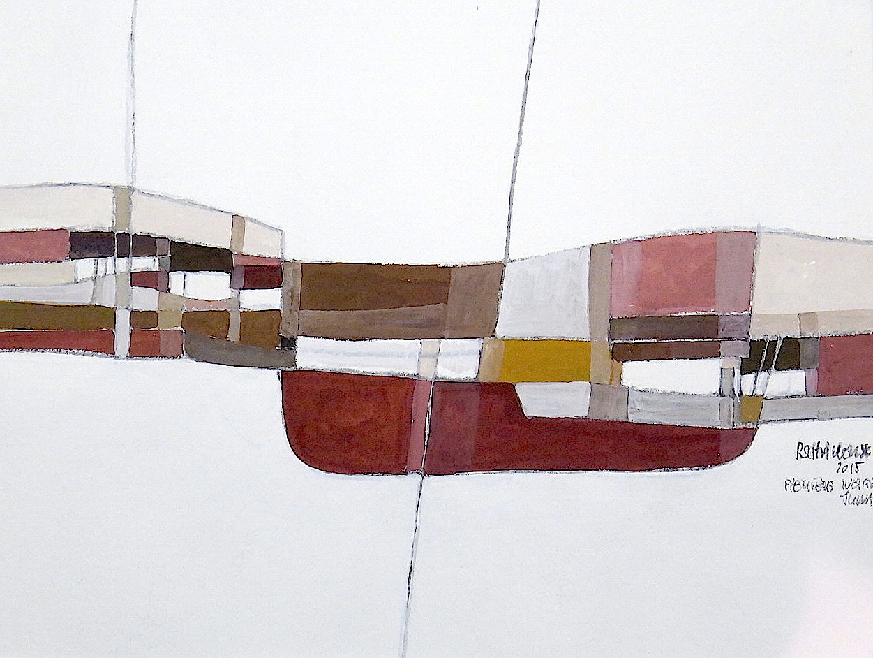 PREMIERE NEIGE JURA GOUACHE 2015